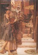 Alma-Tadema, Sir Lawrence The Parting Kiss (mk24) oil painting artist